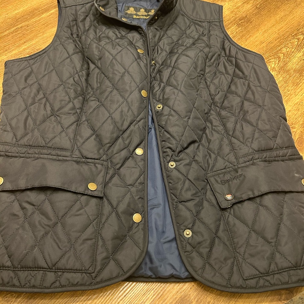 Barbour Navy Quilted Jacket